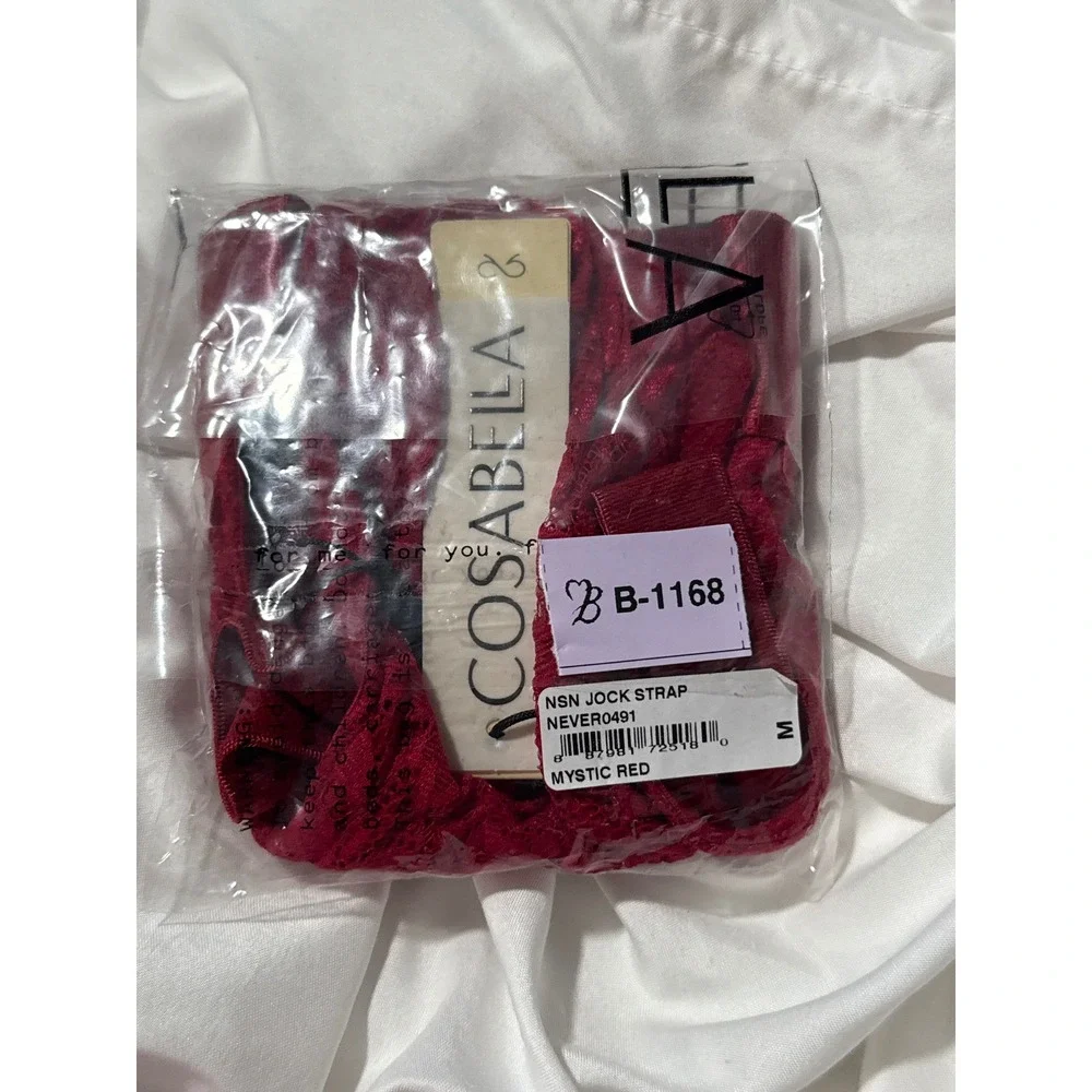 Cosabella Red Lace Men's Jockstrap Bold Sexy Statement Underwear Size M
